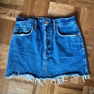 Agolde Quinn Denim Mini Skirt size 27